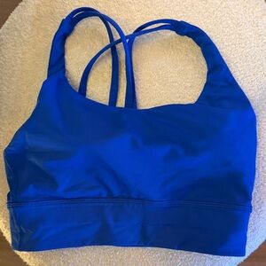 Lululemon Energy Longline Bra - Cobalt Blue